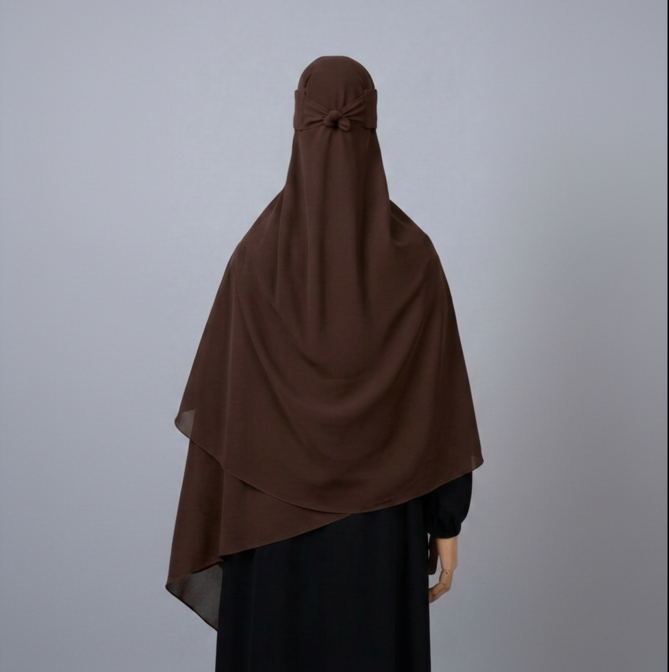 SET Hijab+Niqab Qahwa